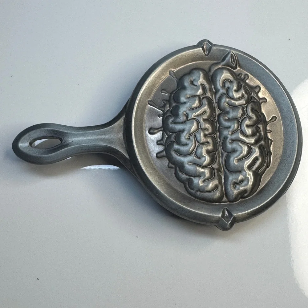 SMC LLC‎ 2005 Metal Belt Buckle Brain Skillet Design Made in China